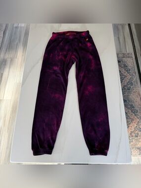 Aviator Nation Women’s Purple and Pink Tie-Dye Sweatpant Joggers